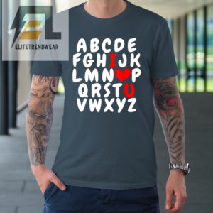 Alphabet Abc I Love You Valentines Day Heart Tshirt elitetrendwear 1 11