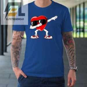 Dabbing Heart Funny Gifts Mens Kids Boys Valentines Day Tshirt elitetrendwear 1 6