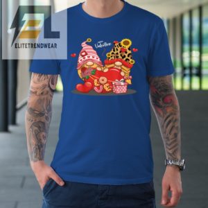 Happy Valentines Day Gnomes With Leopard Sunflower Valentine Tshirt elitetrendwear 1 6