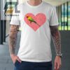 Sun Conure Valentines Day Bird Love Fingerprint Tshirt elitetrendwear 1