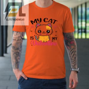 My Cat Is My Valentine Vintage Women Men Valentines Day Tshirt elitetrendwear 1 1