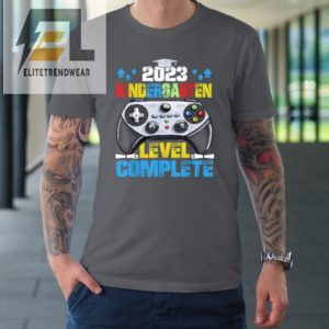 Kindergarten Level Complete Gamer Graduation Class Of 2023 Tshirt elitetrendwear 1 5