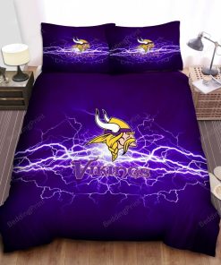 Minnesota Vikings Bed Sheets Spread Duvet Cover Bedding Set elitetrendwear 1 1