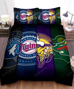 Sports Minnesota Sport Teams Bed Sheet Duvet Cover Bedding Sets elitetrendwear 1 1