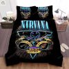 Nirvana Logo With Drums Guitars Bed Sheets Duvet Cover Bedding Sets elitetrendwear 1