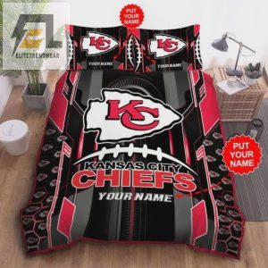 Customize Name Kansas City Chiefs Nfl Football Team Bedding Set Duvet Cover Pillowcases elitetrendwear 1 1
