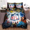 Madden Nfl 3D Logo In Nfl Teams Logos Background Bed Sheets Duvet Cover Bedding Sets elitetrendwear 1