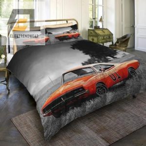 The Dukes Of Hazzard General Lee Dodge Charger 1 3Dcustomize Bedding Set Duvet Cover Set Bedroom Set elitetrendwear 1 1