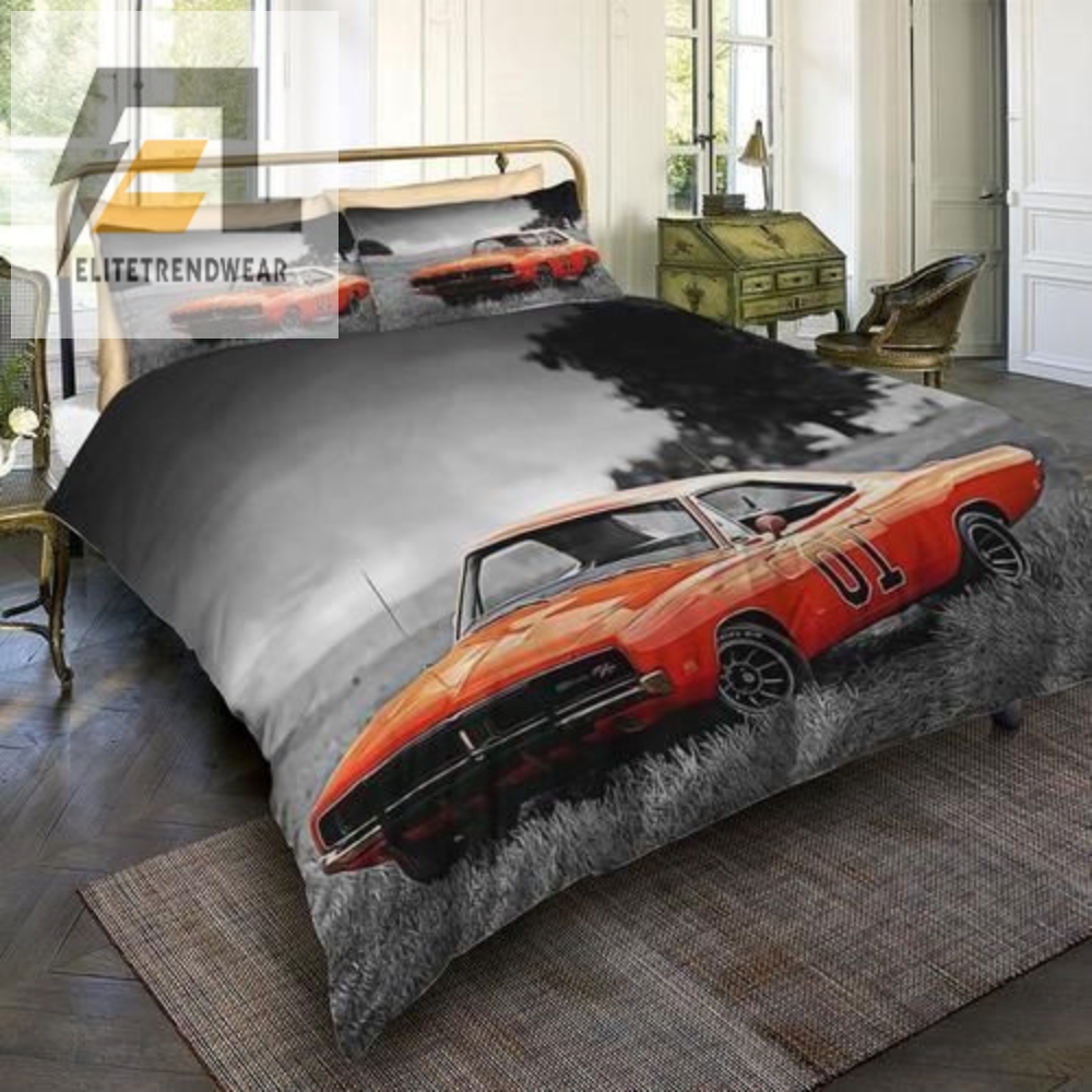 The Dukes Of Hazzard General Lee Dodge Charger 1 3Dcustomize Bedding Set Duvet Cover Set Bedroom Set 