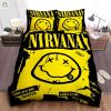 Nirvana Logo 1987 Smells Like Teen Spirit Bed Sheets Duvet Cover Bedding Sets elitetrendwear 1