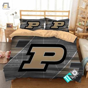 Ncaa Purdue Boilermakers 1 Logo N 3D Duvet Cover Bedding Sets elitetrendwear 1 1