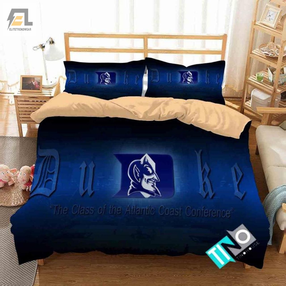 Ncaa Duke Blue Devils 4 Logo N 3D Personalized Customizedbedding Sets Duvet Cover Bedroom Set Bedset Bedlinen 