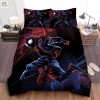 Miles Morales Spiderman In Signature Colors Drawing Bed Sheets Duvet Cover Bedding Sets elitetrendwear 1