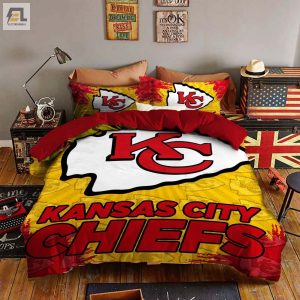 Kansas City Chiefs Bedding Set Sleepy Duvet Cover Pillow Cases elitetrendwear 1 1