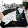 Glorious Night Fury White Toothless Duvet Cover Bedding Set elitetrendwear 1