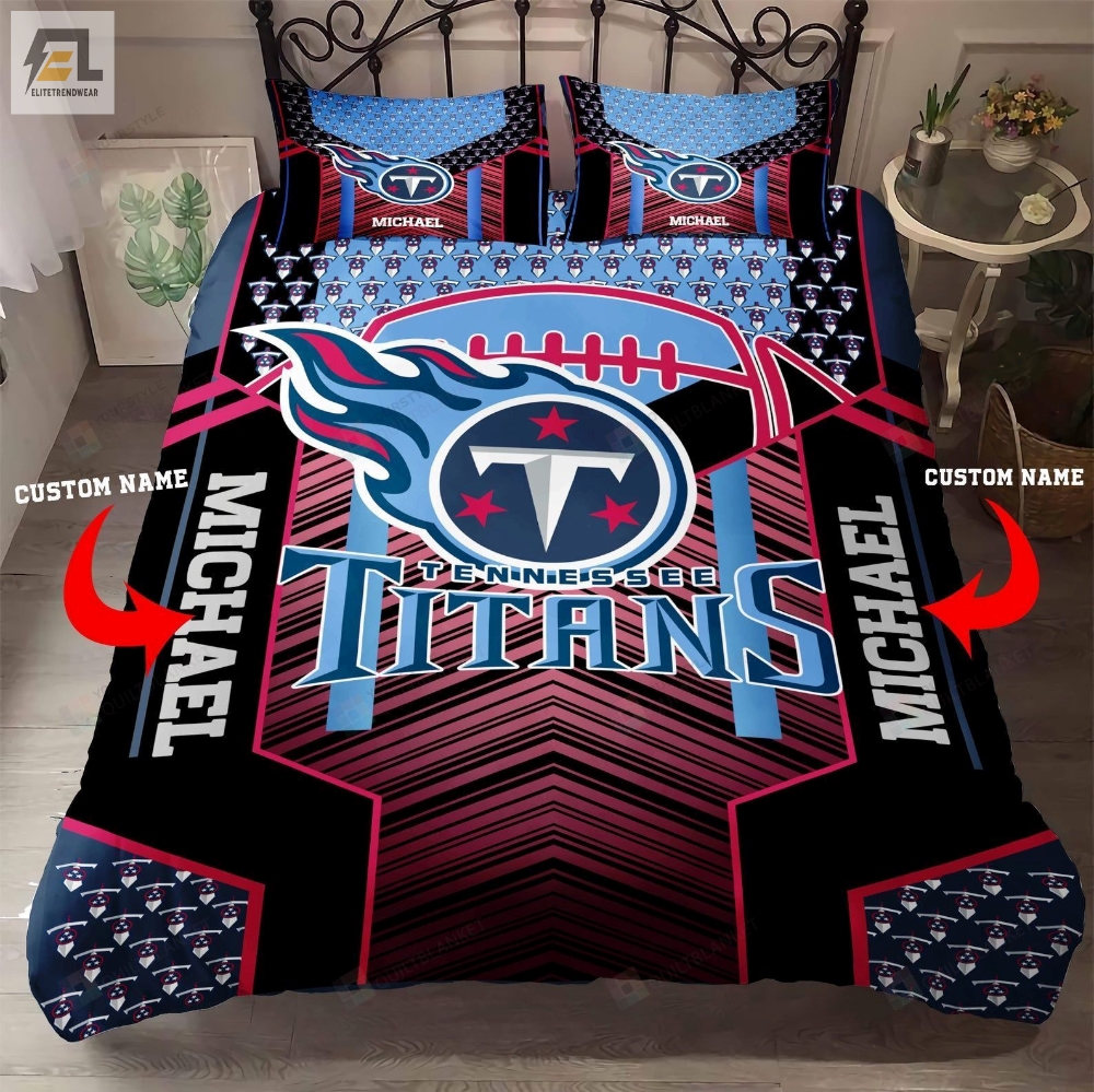 Custom Name Tennessee Titans Bedding Set 