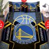 Custom Name Golden State Warriors Duvet Covers Bedding Set elitetrendwear 1