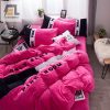 Victorias Secret Pink Embroidery Flannel Bedding Set Model 4 elitetrendwear 1