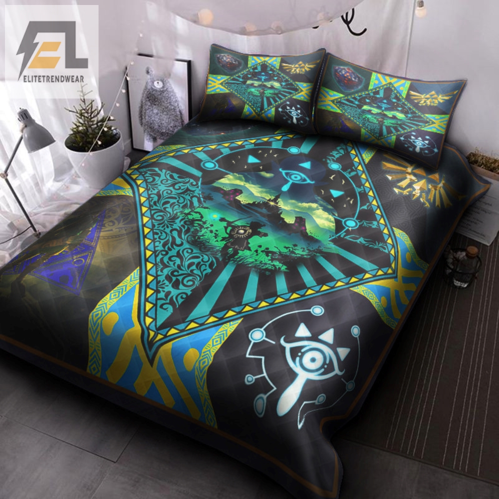 The Legend Of Zelda 3D Quilt Bed Set 