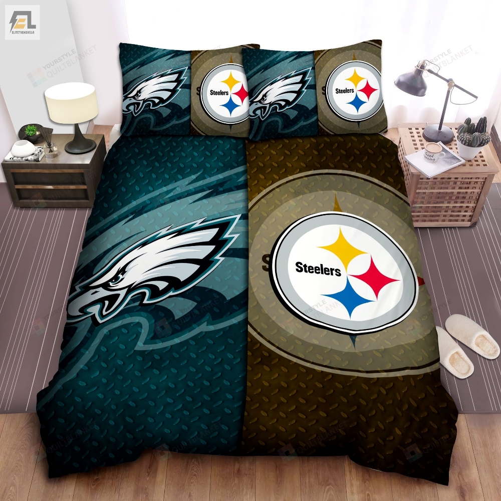Sports Pennsylvania Nfl Teams Bed Sheet Spread Comforter Duvet Cover Bedding Sets 