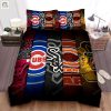 Sports Illinois Sport Teams Bed Sheet Spread Duvet Cover Bedding Sets elitetrendwear 1