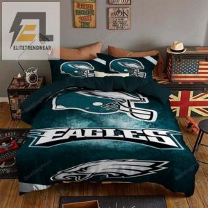 Philadelphia Eagles Bedding Set Sleepy Halloween Duvet Cover Pillow Cases elitetrendwear 1 1