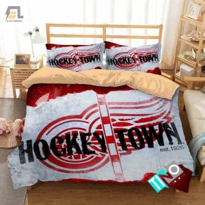 Nhl Detroit Red Wings 1 Logo 3D Duvet Cover Bedding Sets V elitetrendwear 1 1