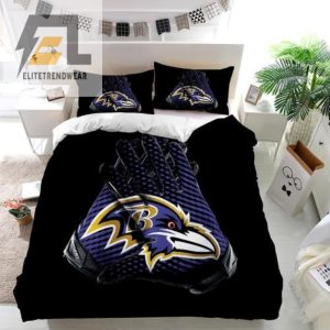 Nfl Baltimore Ravens Gloves Custom Bedding Set Duvet Cover elitetrendwear 1 1