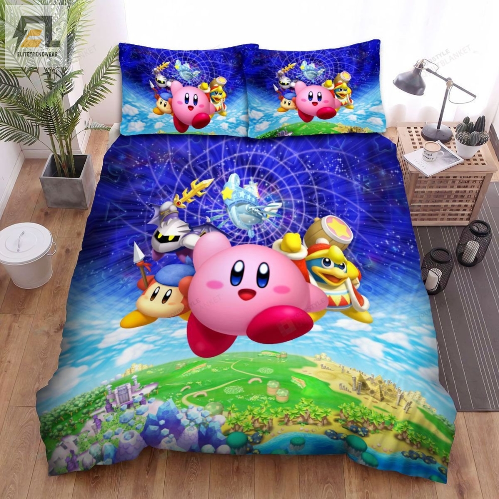 Kirby Game Bed Sheets Duvet Cover Bedding Sets 
