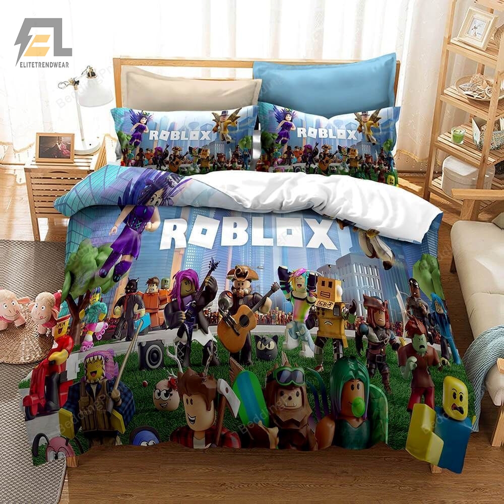 Game Roblox Dynablocks Cosplay Bed Sheets Spread Duvet Cover Bedding Sets 
