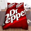 Dr Pepper Logo Bed Sheets Duvet Cover Bedding Sets elitetrendwear 1