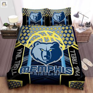 Custom Name Memphis Grizzlies Bedding Set elitetrendwear 1 1