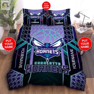 Custom Name Charlotte Hornets Bedding Set elitetrendwear 1 1