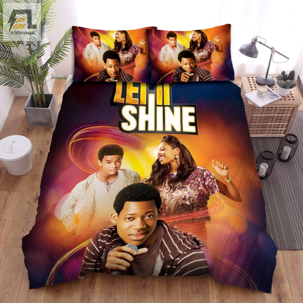 Coco Jones Let It Shine Poster Bed Sheets Spread Comforter Duvet Cover Bedding Sets 