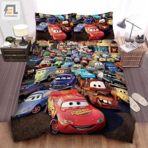 Cars All Characters In First Movie Bed Sheets Duvet Cover Bedding Sets elitetrendwear 1 1