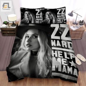 Zz Ward Music Help Me Mama Poster Bed Sheets Spread Comforter Duvet Cover Bedding Sets elitetrendwear 1 1