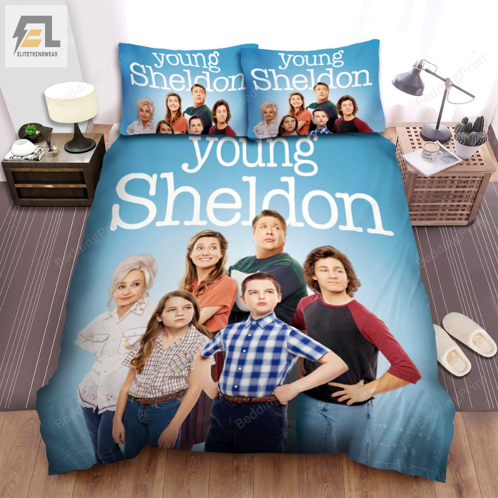 Young Sheldon 2017 Movie Family Bed Sheets Duvet Cover Bedding Sets 
