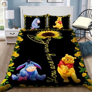 Winnie The Pooh Bedding Set Sleepy Duvet Cover Pillow Cases elitetrendwear 1 1
