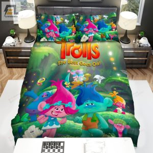 Trolls Characters The Beat Goes On Bed Sheets Spread Comforter Duvet Cover Bedding Sets elitetrendwear 1 1