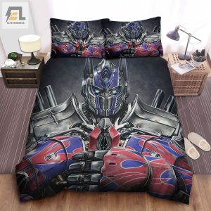 Transformer Optimus Prime Holding The Sword Of Judgment Bed Sheets Duvet Cover Bedding Sets elitetrendwear 1 1