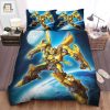 Transformer Bumblebee In Outer Space Digital Drawing Bed Sheets Duvet Cover Bedding Sets elitetrendwear 1
