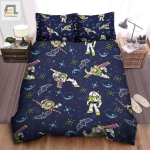 Toy Story Buzz Lightyear Pattern Bed Sheets Duvet Cover Bedding Sets elitetrendwear 1 1