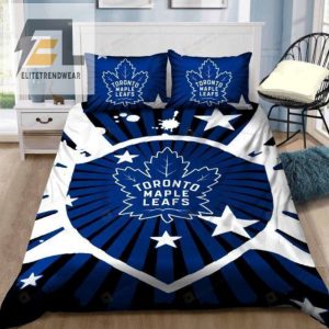 Toronto Maple Leafs B040950 Bedding Set Sleepy Halloween And Christmas Sale Duvet Cover Pillow Cases elitetrendwear 1 1