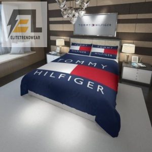 Tommy Hilfiger Logo Custom Bedding Set Duvet Cover2 elitetrendwear 1 1