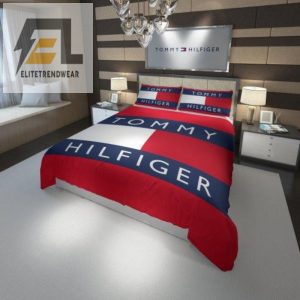 Tommy Hilfiger Logo Custom Bedding Set Duvet Cover3 elitetrendwear 1 1
