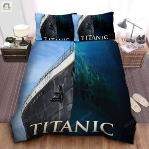 Titanic The Unsinkable Ship Split Artwork Bed Sheets Duvet Cover Bedding Sets elitetrendwear 1 1