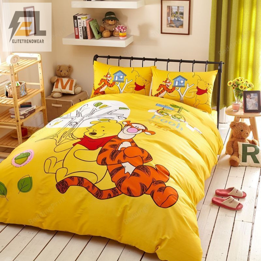 Tiger Winnie The Pooh Duvet Cover Bedding Set 