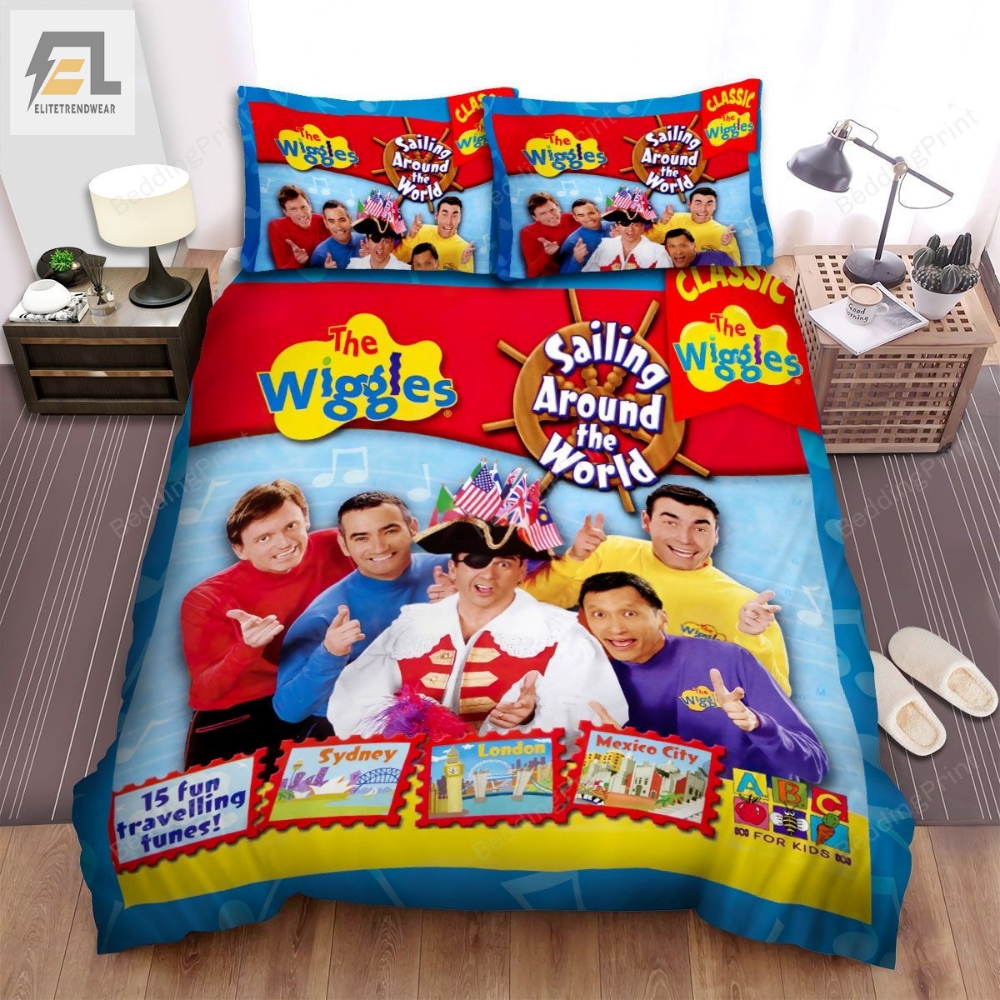 The Wiggles Sailing Around The World Bed Sheets Duvet Cover Bedding Sets 