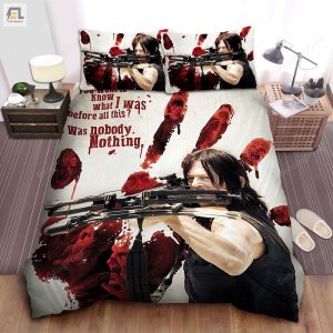 The Walking Dead Daryl Dixon Bed Sheets Duvet Cover Bedding Sets elitetrendwear 1 1