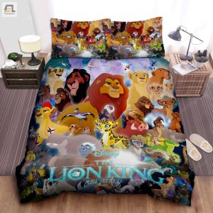 The Lion King Revisited Movie Poster Bed Sheets Duvet Cover Bedding Sets elitetrendwear 1 1